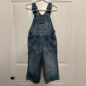 OshKosh B'gosh Blue Denim Overalls Size 2T Bib Overalls
